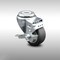 Service Caster 3 Inch SS Thermoplastic Rubber Wheel Swivel Bolt Hole Caster with Brake SCC SCC-SSBH20S314-TPRB-TLB - alternate 1